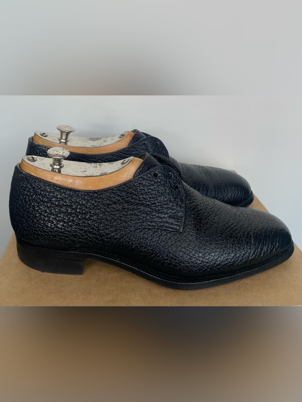 Church’s - Vintage Water Bison leather derby Size 7 US
